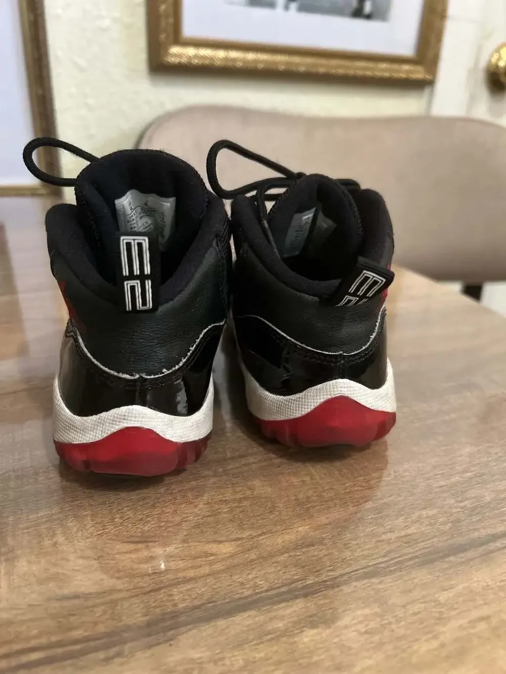 Air Jordan 11 Retro Bred Toddler Shoes Black-True Red-White 378040-061